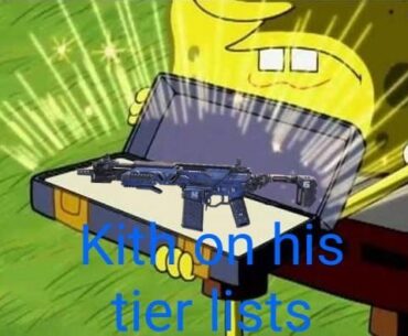 Bro just loves his peacekeeper so much he places it above most assault rifles.