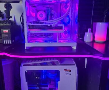 New Main Gaming/Editing Rig up on top/Streaming Rig down under
