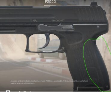 Back of grip on P2000 skins isn't actually attached. Valve pls fix.