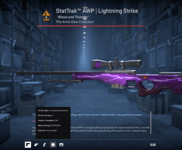 I don't know much about float / skin values but my daughter says this lightning strike might be worth some good money?  I traded 24 keys for it in 2015.