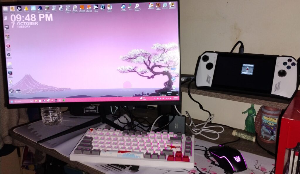 Just built my first PC battle station after playing console for over 10 years. Pretty happy with it (ignore cable management)