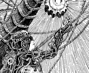 a work I finished a few weeks ago, pen and ink on paper
