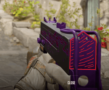It should be possible to place a sticker here on the back of MAC-10