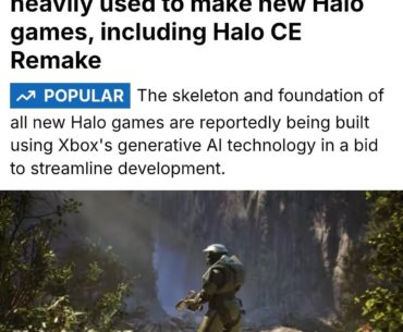 Ask for Halo, get slop (allegedly)