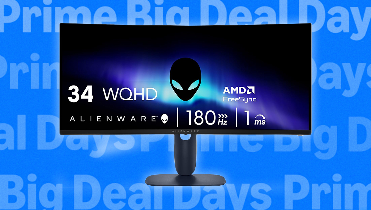 Mid-range Alienware 34-inch, 180Hz gaming monitor crashes to lowest price ever for Prime Big Deal Days Mid-range Alienware 34-inch, 180Hz gaming monitor crashes to lowest price ever for Prime Big Deal Days
