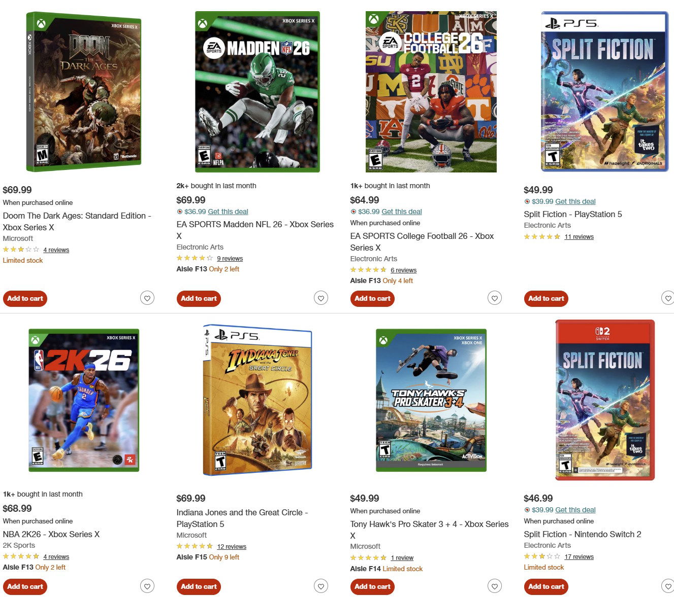 Buying Xbox Games Locally at Target