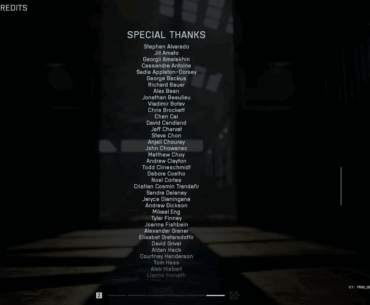 Everyone Who Worked On A Video Game Needs To Be In The Credits