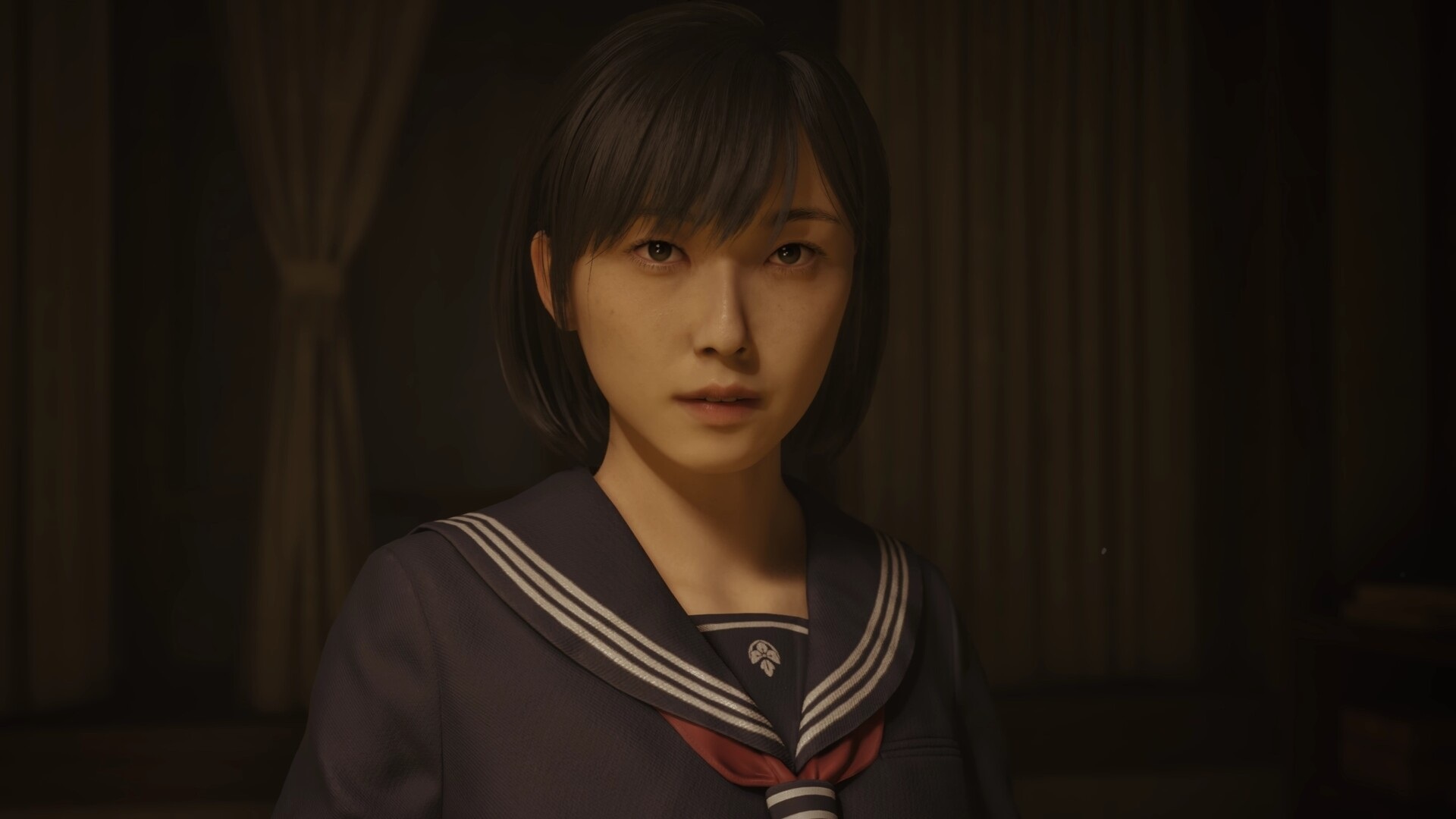 Close-up of Hinako in Silent Hill f