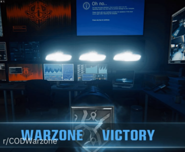 Fun discovery: blank computer monitors across Rebirth Island actually play the "Warzone Victory" animation when you win