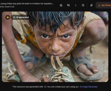Charities Using AI-Generated Photos of Starving Children to Raise Money