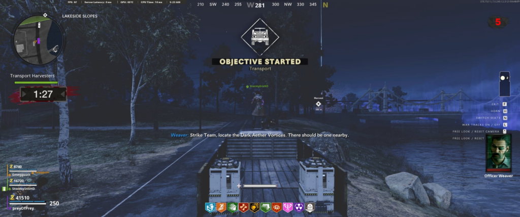 Don't use jump pads with the transport truck on Outbreak