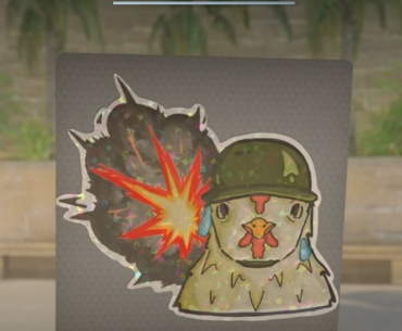 Shell Shocked Chicken sticker