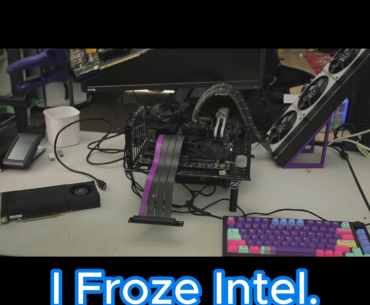 I froze Intel’s GPU in car coolant. It got faster.