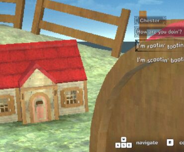 Building Relationships screenshot showing a house in conversation