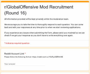 Help Wanted: Moderator Applications Open (Round 16)