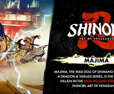 SHINOBI: Art of Vengeance DLC ‘SEGA Villains Stage’ adds Goro Majima