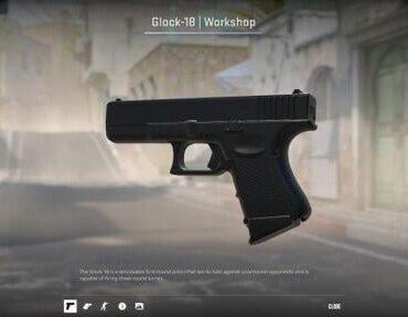 I always found default brown-ish glock weird, so I made one simple black