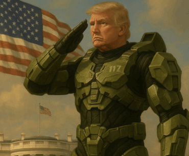 The Trump Halo Memes Aren't Supposed To Make Sense
