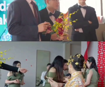 Recently in China, a girl gave her fiancé an RTX 5090 at their wedding. Context and translation are given in the comment.