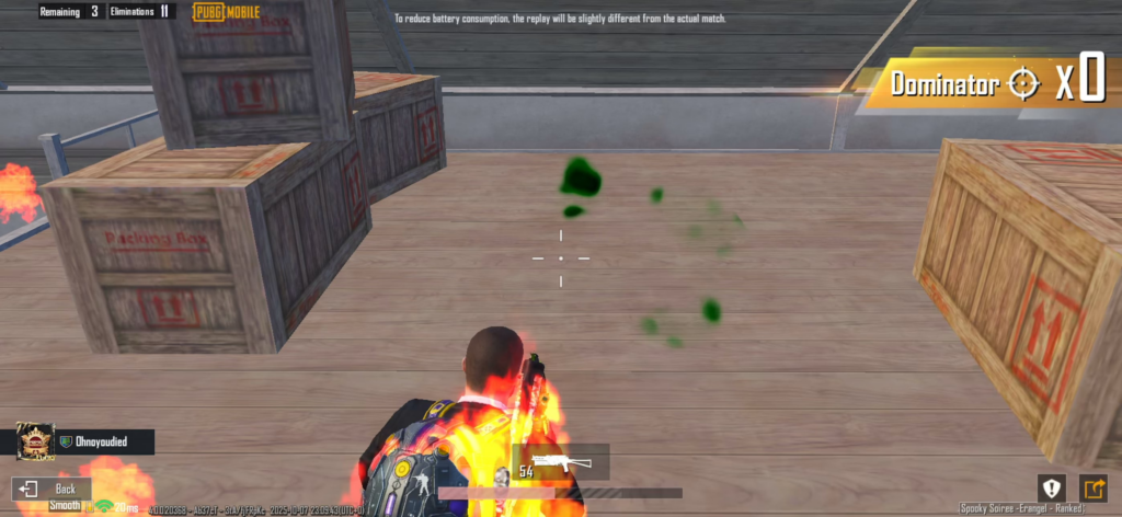 Never get too cocky