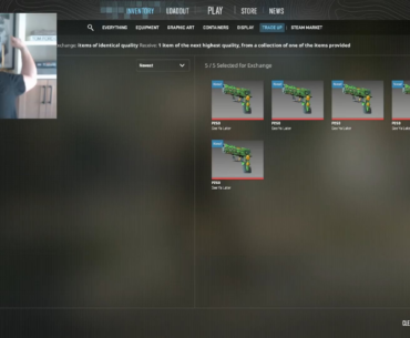 NFL Player Graham Glasgow traded up to a Butterfly Knife Ruby on stream today