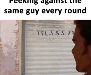 How it feels to run into Enemy Purple every round