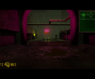 New video showcasing progress on my game, reveals a neon city and a market overrun by bloodthirsty, gas-crazed citizens lunging from shadows. I’ve also added a weapon upgrade option in the workshop.