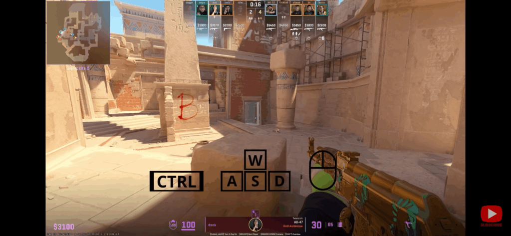How actually pros strafe?