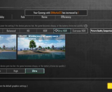 It’s 2025 and PUBGM still doesn’t support 60-120 fps support on ultra HDR graphics settings, even on latest devices