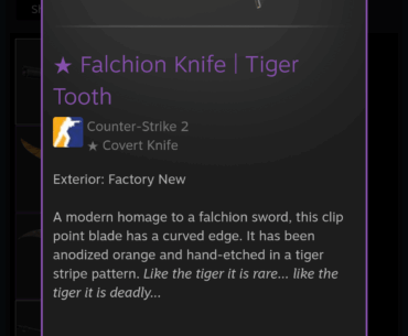 Giveaway tiger tooth falchion (redditraffler)