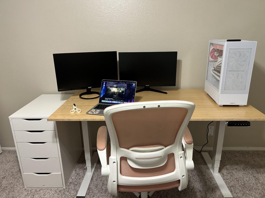 desk layout suggestions before i commit?