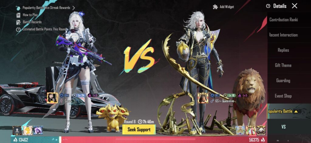 popularity battle