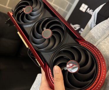Got to hold a 5090 Matrix that wasn’t the final design