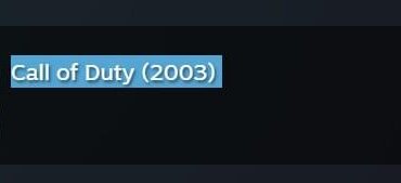 My good friend has a few hours in the original COD (2003) this is only from 2013