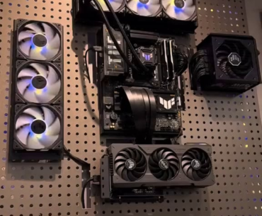 PC on wall