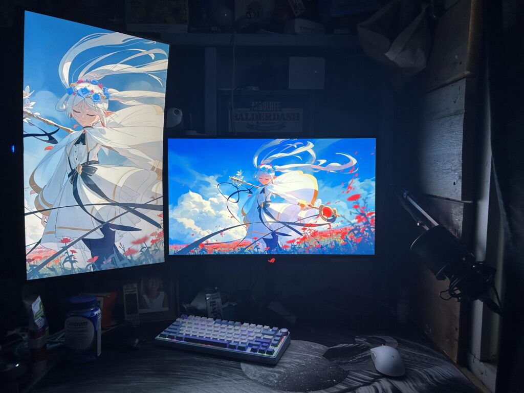 Updated monitor now have a 480hrz Asus Swift 1440p is beautiful 🫣