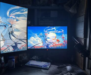 Updated monitor now have a 480hrz Asus Swift 1440p is beautiful 🫣