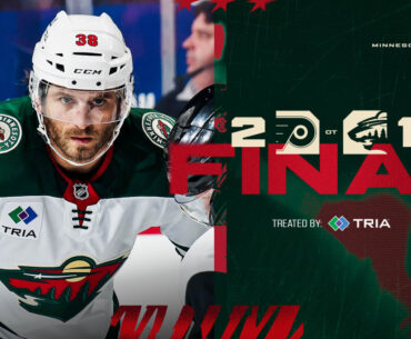 Game Recap: Flyers 2, Wild 1 (OT)