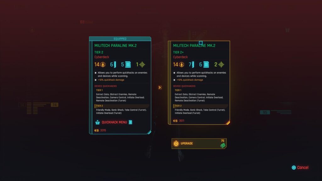 New to the game: what does that alien looking green icon mean in the Cyberdeck?