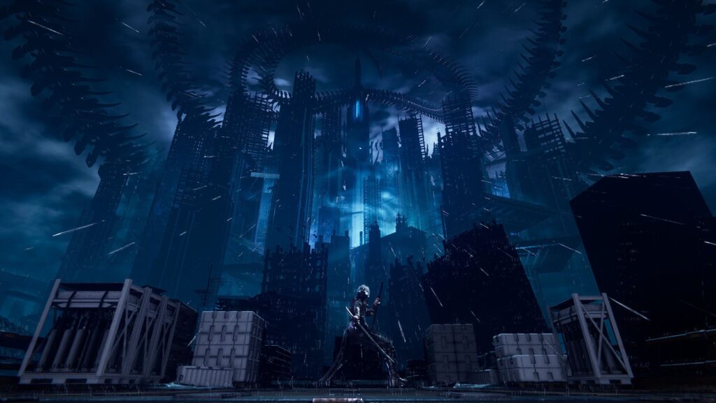 Cyberpunk-style Tokyo in Ninja Gaiden 4
