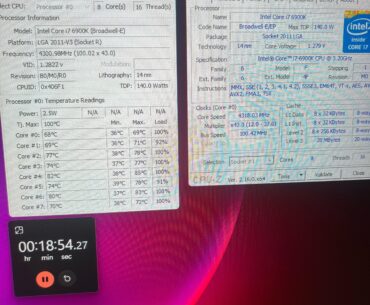Not sure if I have stable i7 6900k 4.3Ghz overclock