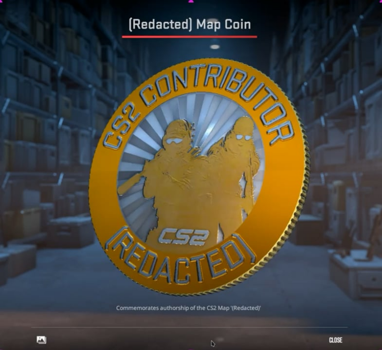 The map maker coin from Transit now also says [REDACTED] after the map ...