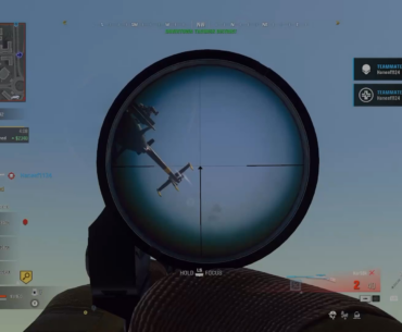 Helicopter snipes, I know he was mad