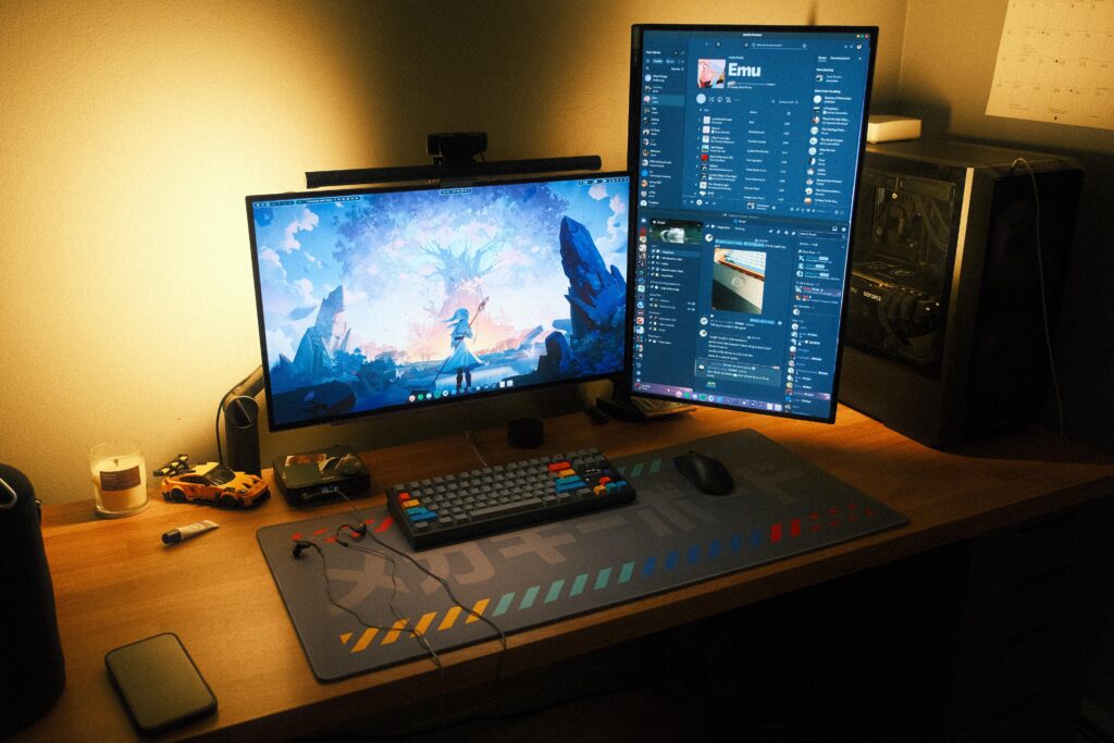 Reorganized my desk