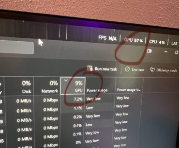 Why is there such a difference between task manager and Nvidia’s GPU load?