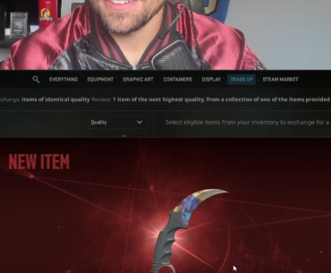 Streamer ‘Killdozer’ traded up to a T1 Blue Gem Karambit | Case Hardened
