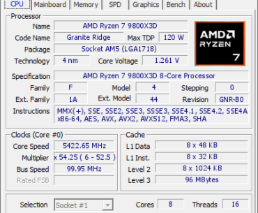 Need help: Low 9800X3D performance (CPU-Z ST: 757)