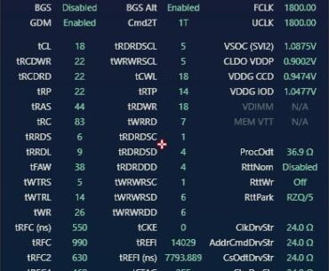 Could someone help me improve the latency of my ram, what values ​​do you recommend?