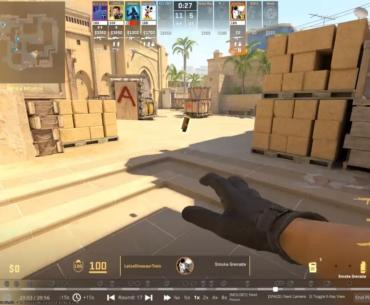 Rate this 1v4 Clutch of my friend (2.7k elo premier)