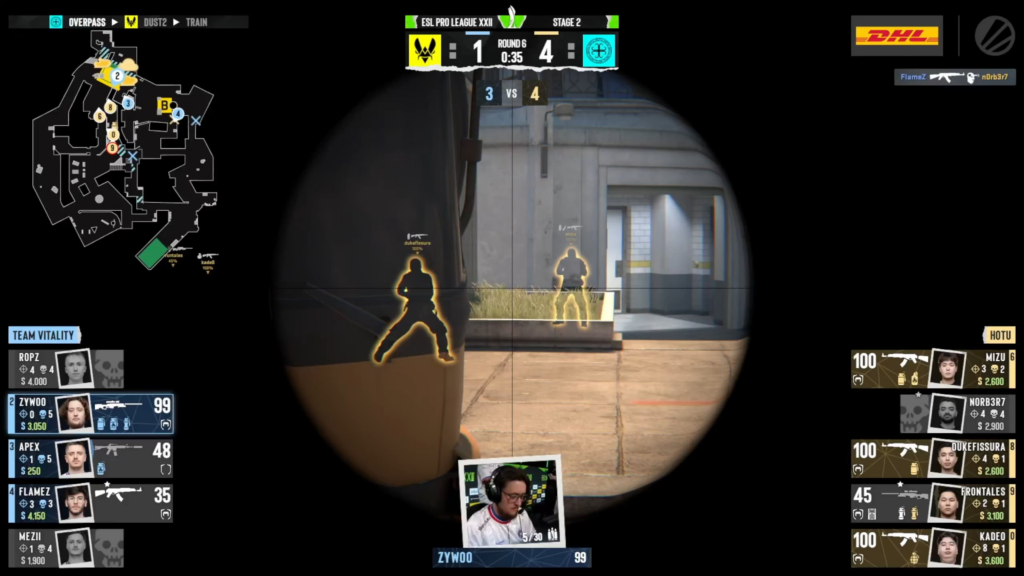 ZywOo burned in a molotov that he thought he extinguished